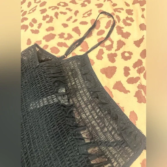 Free People Black Sheer Spaghetti Strap maxi Dress - Picture 16 of 17